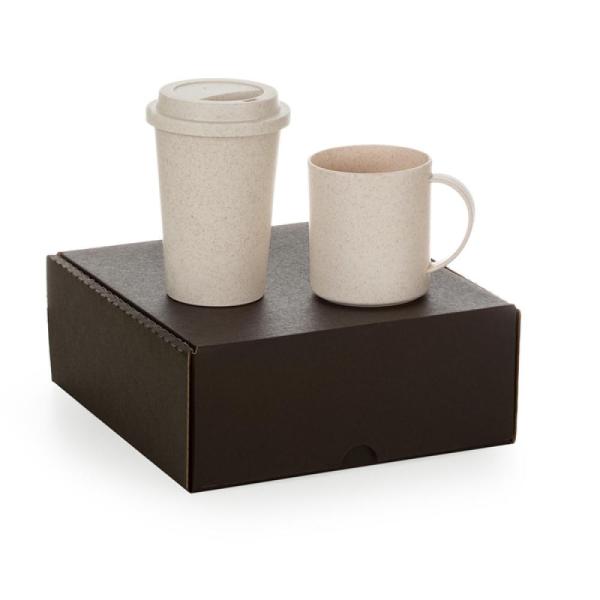Kit Com Copo E Caneca Em Fibra De Bambu — foto 3