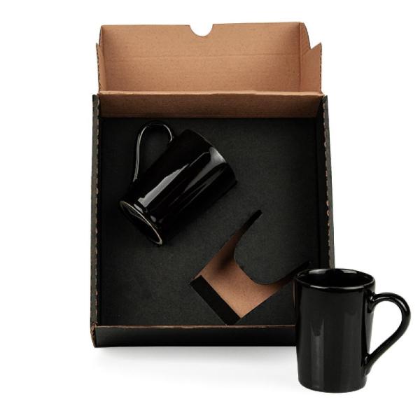 Kit Canecas Em Cerâmica Preta - 230Ml — foto 2