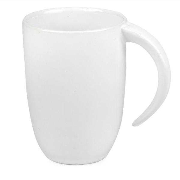 Kit Canecas Em Cerâmica Branca - 350Ml — foto 3