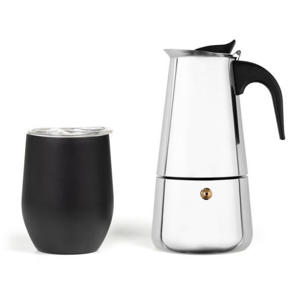 Kit Cafeteira Italiana E Copo Térmico - 2 pçs — foto 3