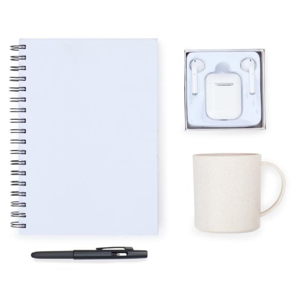 Kit Caneca Em Fibra De Bambu E Acessórios - 4 pçs — foto 3