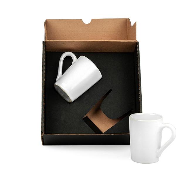 Kit Canecas Em Cerâmica Branca - 230Ml — foto 3