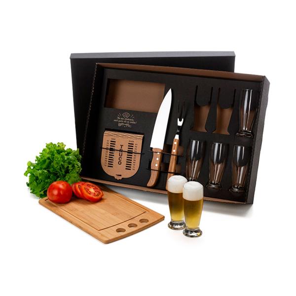 Kit Churrasco, Cerveja E Truco - 10 pçs - C/ Jogo De Baralho — foto 2
