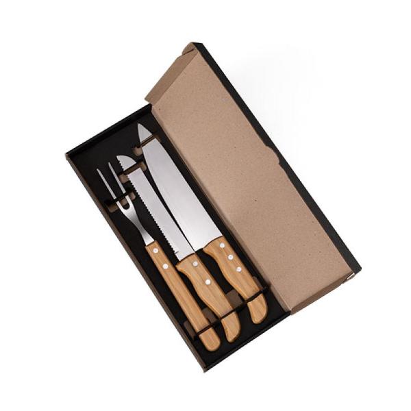Kit Com Faca 7, 8 E Garfo - 3 pçs