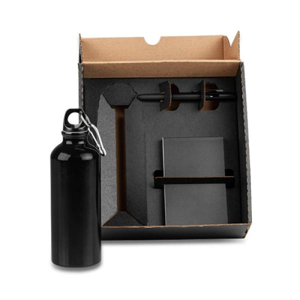 Kit Com Squeeze, Caneta E Bloco - 3 pçs