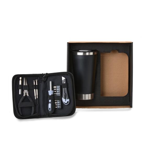Kit Copo Térmico E Conjunto De Ferramentas - 17 pçs — foto 2