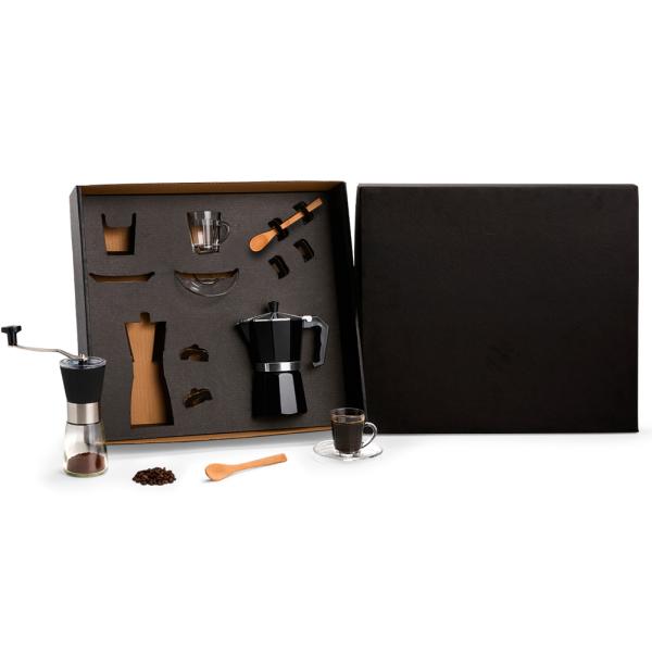 Kit Para Café Com Cafeteira Italiana E Moedor - 6 pçs — foto 2