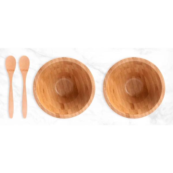 Kit Para Café Da Manhã Em Bambu - 4 pçs — foto 2