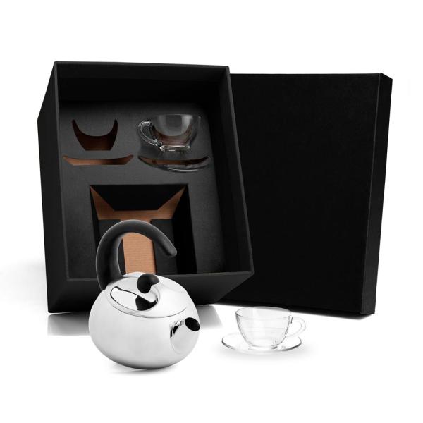 Kit Para Chá Com Chaleira E Xícara - 5 pçs