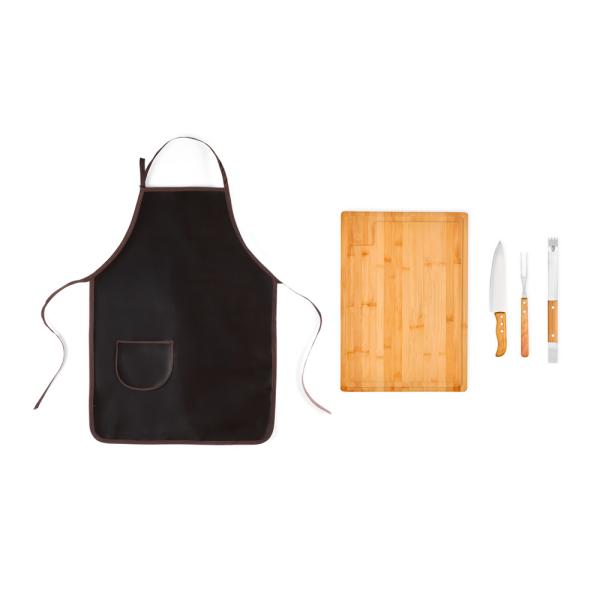 Kit Para Churrasco Com Avental - 5 pçs — foto 3