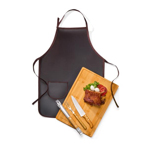 Kit Para Churrasco Com Avental - 5 pçs — foto 4