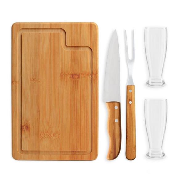Kit Para Churrasco Com Copos - 5 pçs — foto 2