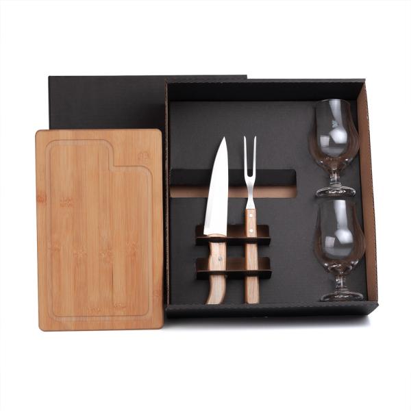 Kit Para Churrasco Com Copos - 5 pçs