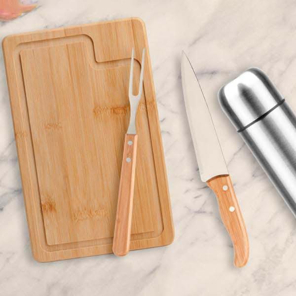 Kit Para Churrasco Com Garrafa Térmica - 5 pçs — foto 2