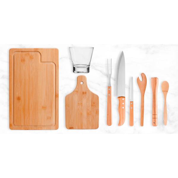 Kit Para Churrasco E Caipirinha - 9 pçs — foto 2