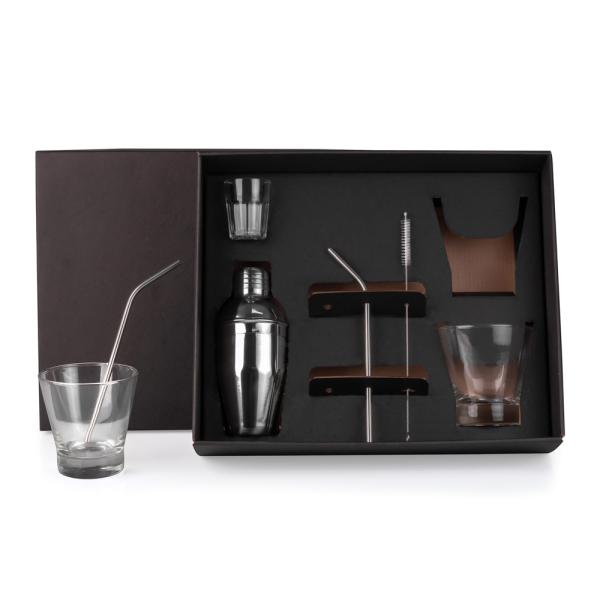 Kit Para Drinks Com Coqueteleira - 7 pçs