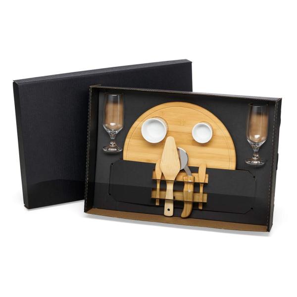 Kit Para Pizza E Cerveja - 9 pçs