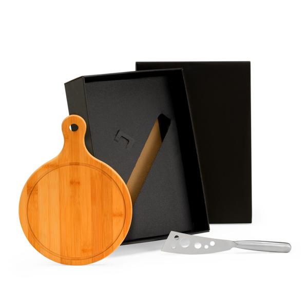 Kit Para Queijo Em Bambu / Inox - 2 pçs — foto 2
