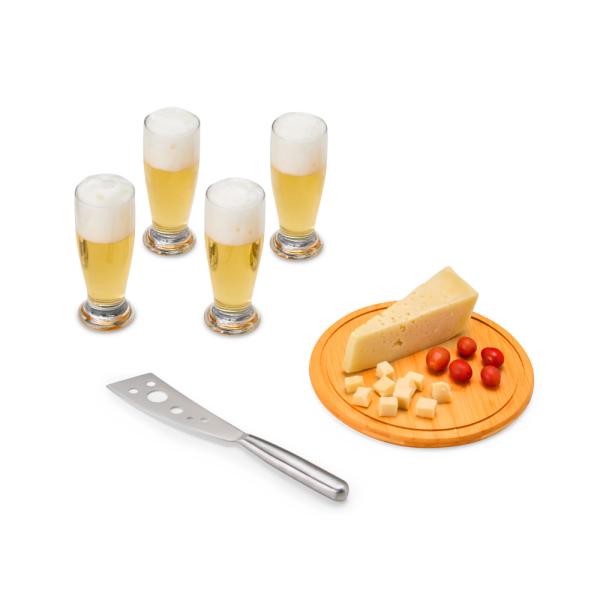 Kit Queijo E Cerveja - 6 pçs - Com Faca — foto 3
