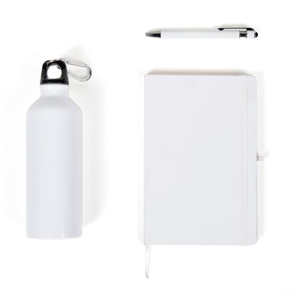 Kit Squeeze, Caderneta E Caneta - Branco - 3 pçs — foto 3