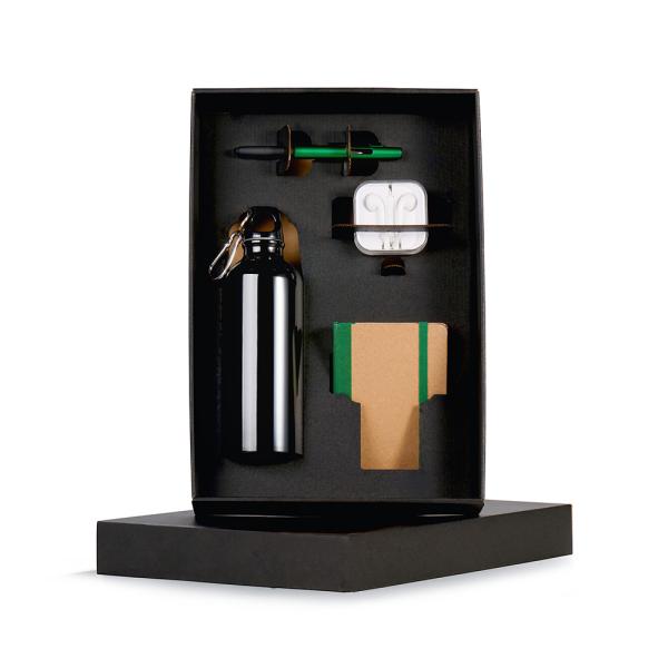 Kit Squeeze, Fone, Caderno E Caneta - Verde - 4 pçs — foto 3