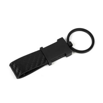 CHAVEIRO EM METAL/PU - PRETO