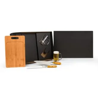 KIT PREMIUM PARA CHURRASCO / CERVEJA - 5 PÇS